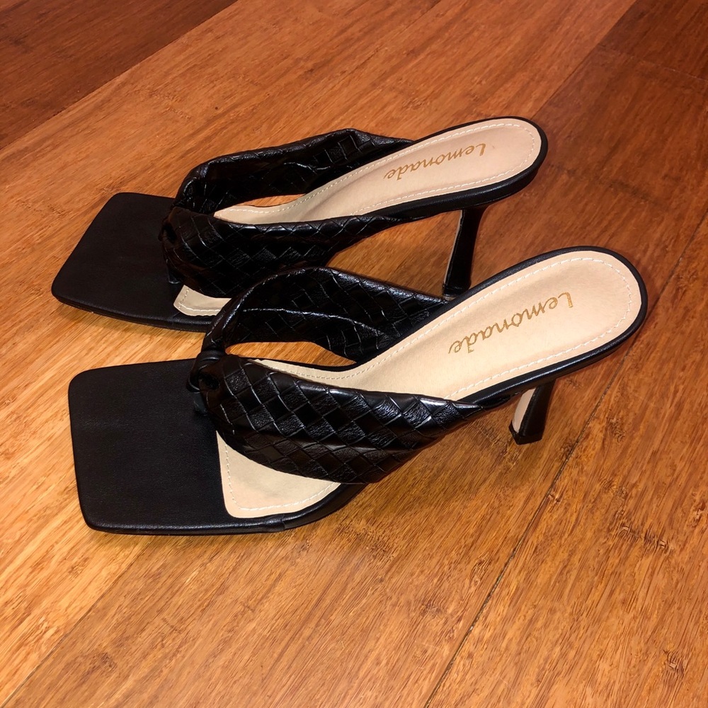 Quilted Heeled Sandals